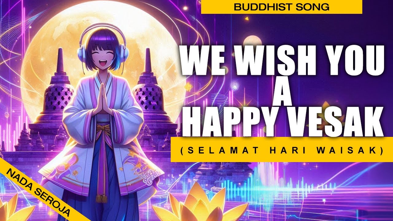 Buddhist Song We Wish You a Happy Vesak (PHM) | Lagu Buddhis Baru  – Lagu Waisak #vesaksong #vesak