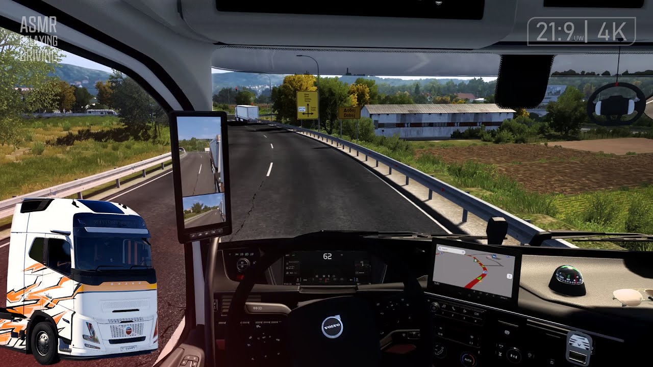 [ 4K | 21:9 ] VOLVO FH6 | ASMR | POV | ETS2