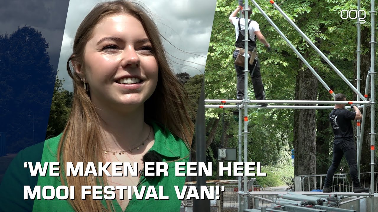 Opbouw Noorderzon in volle gang: 