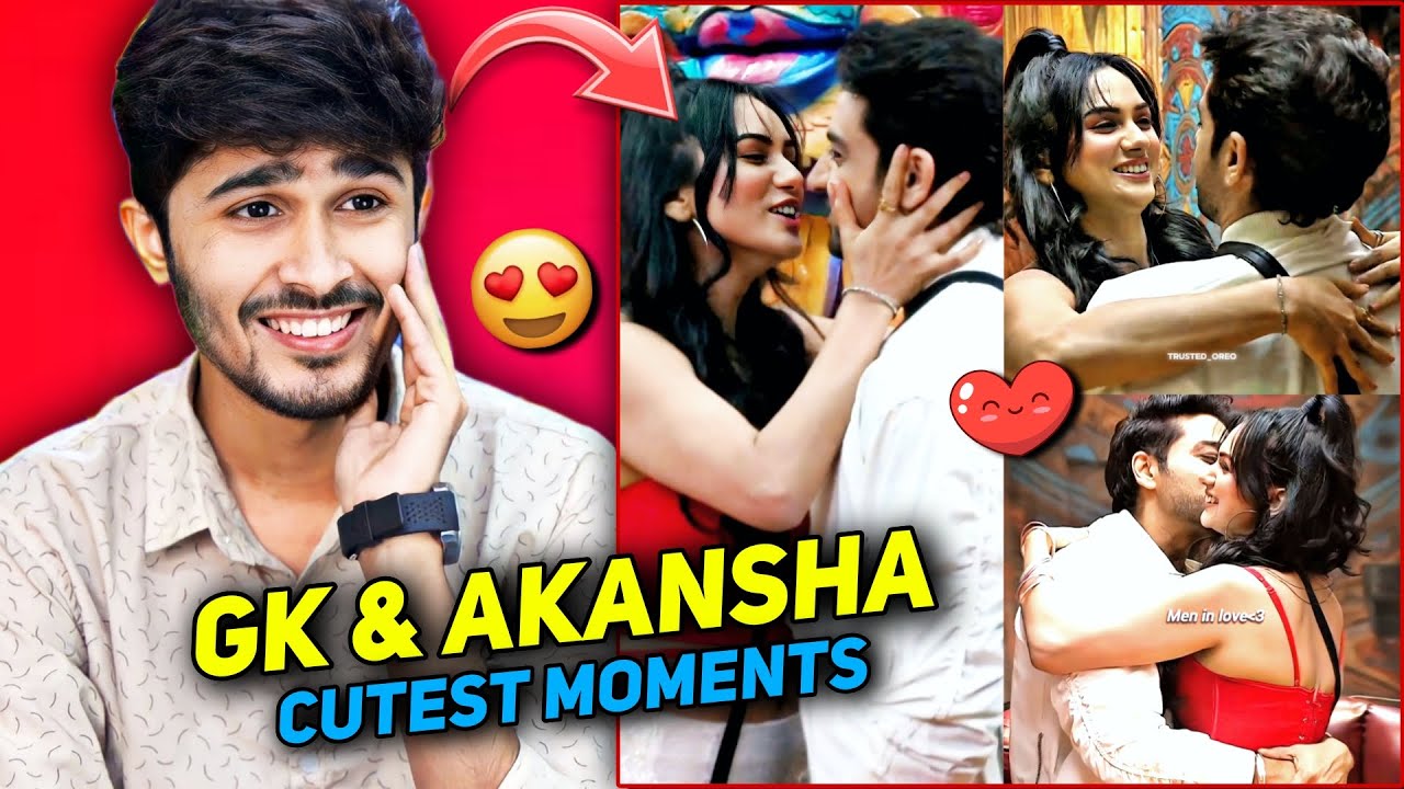 Gaurav Khanna & Akanksha Romantic Moments +  Instagram Reels Reaction | #gouravkhanna #akanksha