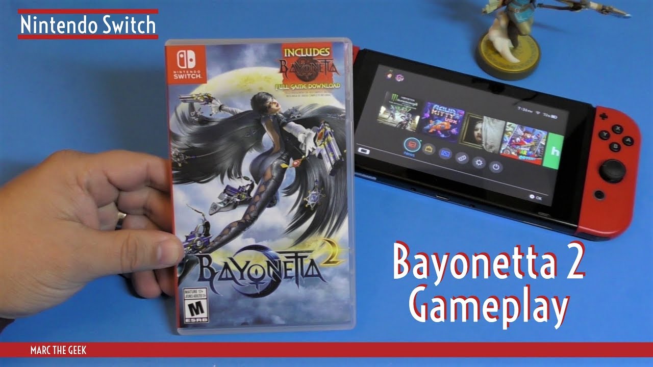 Nintendo Switch Bayonetta 2 Unboxed & Gameplay