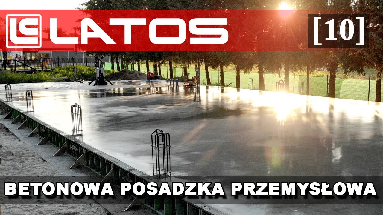 Zacierana betonowa posadzka przemysłowa. Jak wykonać szlifowany beton na płycie fundamentowej.
