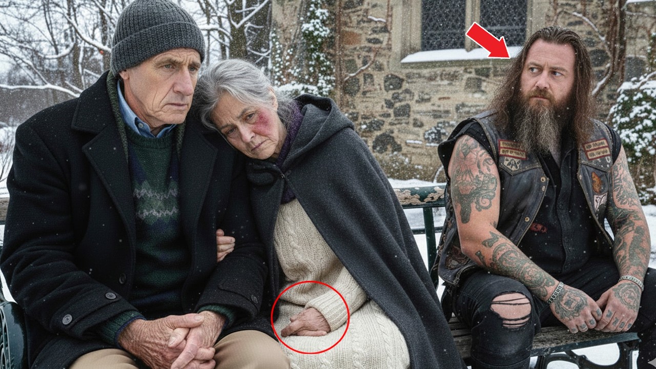 Betrayed by Children on CHRISTMAS Eve - Then Hells Angel Noticed...