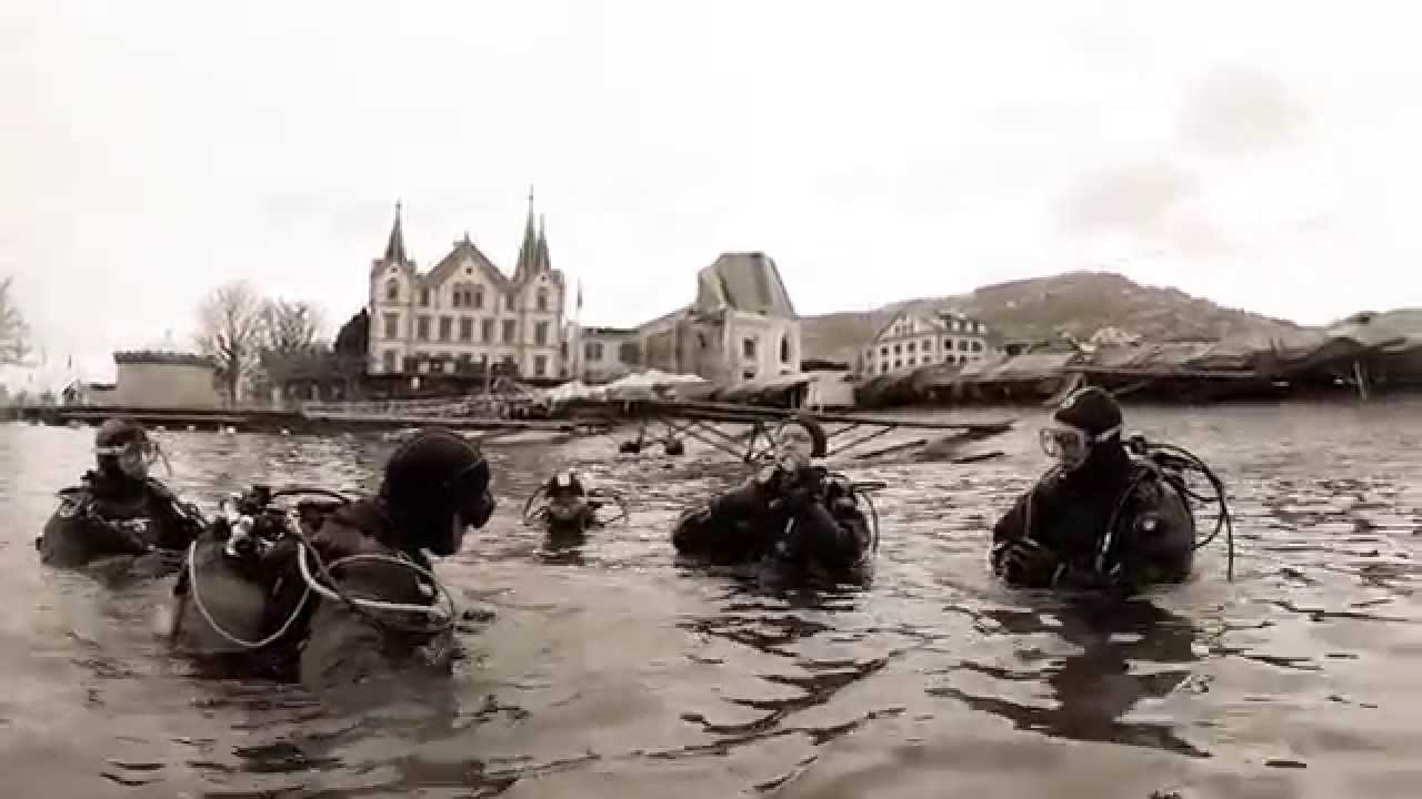 Plongée sous le quai Perdonnet à Vevey avec Born To Dive Club