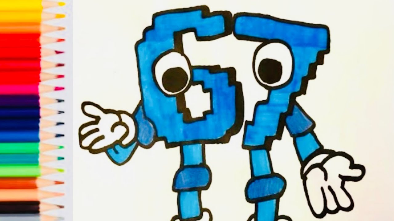 How to draw 67 brainrot