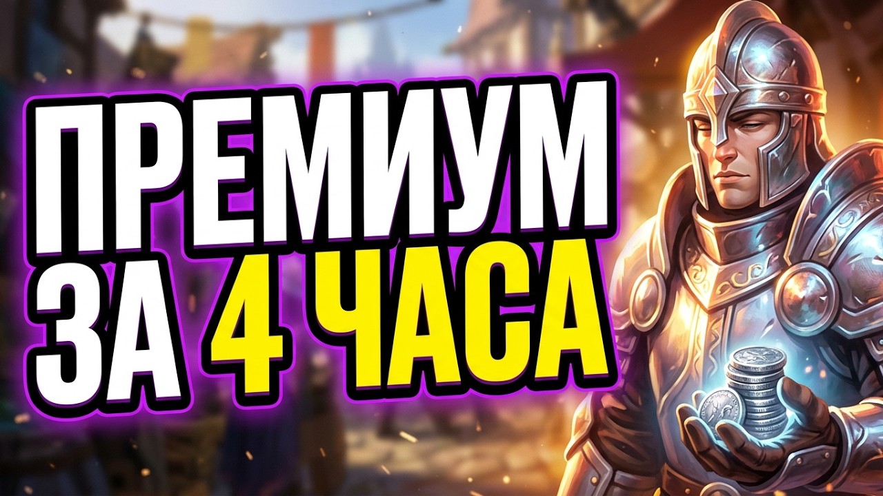 Премиум за 4 часа в АЛЬБИОН ОНЛАЙН | ALBION ONLINE