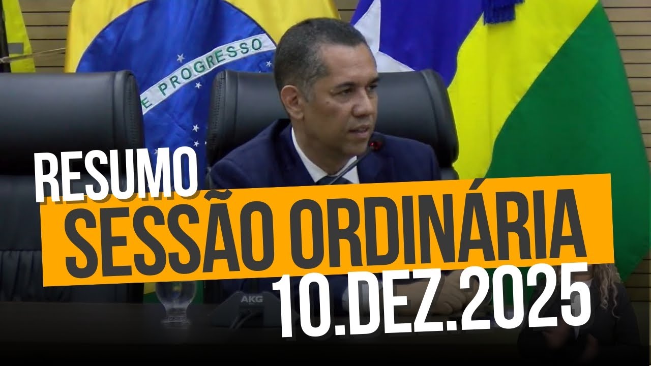 Refaz aprovado, Verdade sobre ICMS e Apelo da Saúde | Sessão ALE-RO 10/12/2025