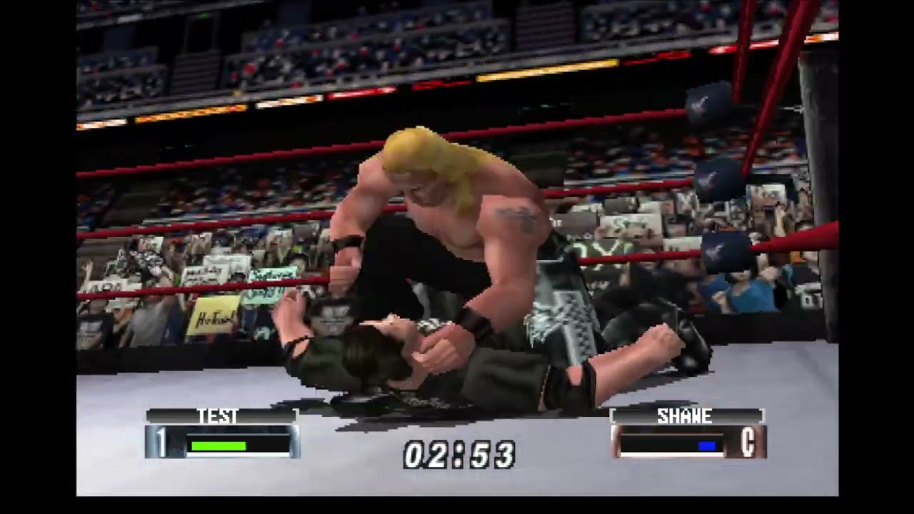 WWF No Mercy - N64 Gameplay - Test vs Shane McMahon