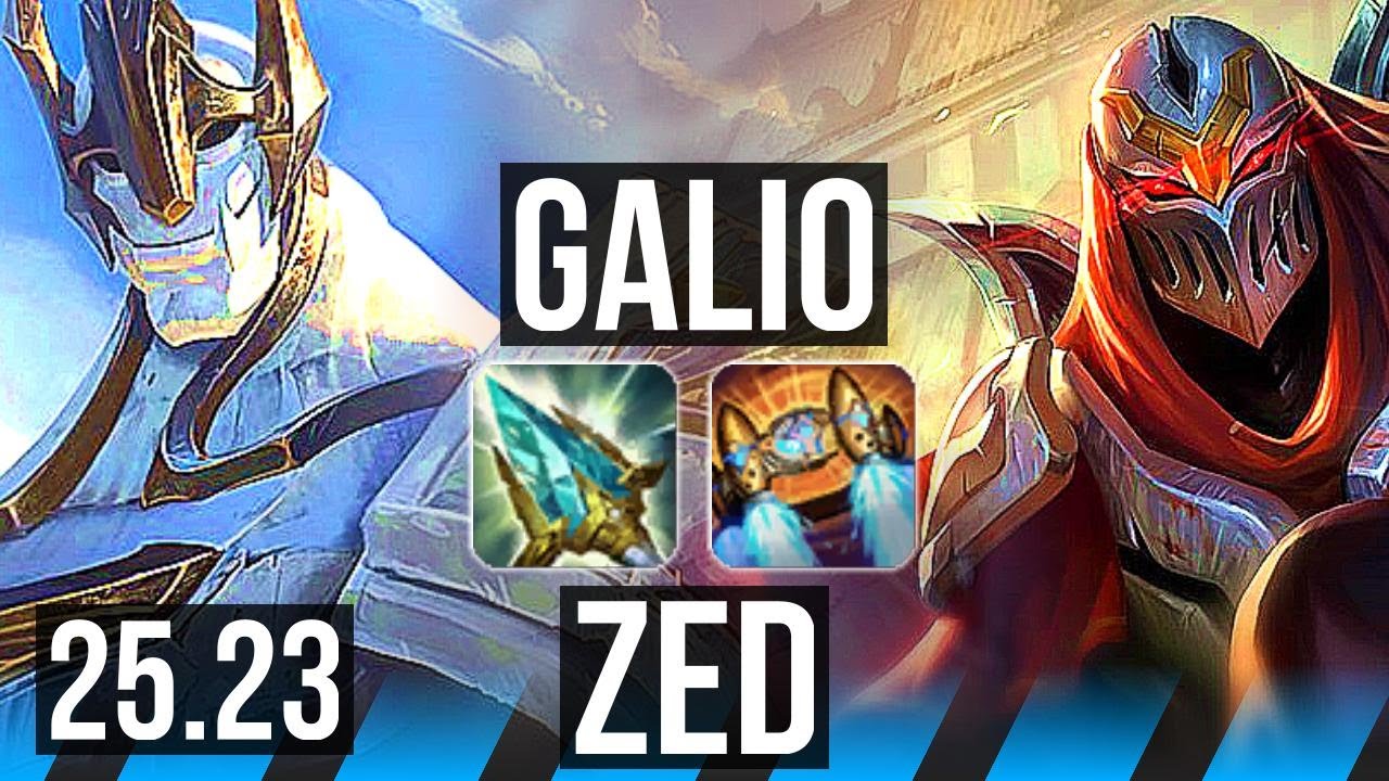 GALIO vs ZED (MID) | KR Master | 25.23