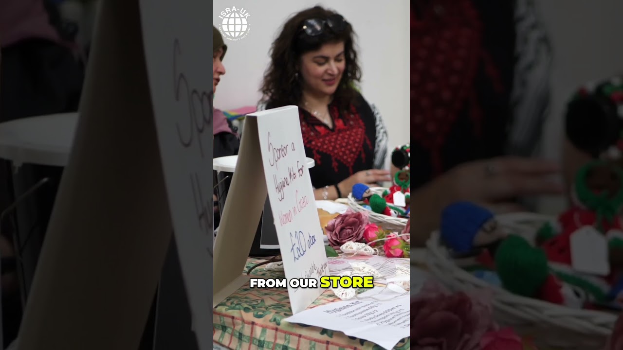 'Why we're getting sanitary towels to women in #Gaza this #Ramadan' - Naima Khan | ISRA UK