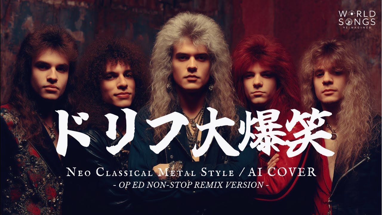[AI COVER] ヘビーメタルで進化したドリフ大爆笑～いい湯だな/ 圧倒的リフとメロディアスな速弾きソロにより生まれ変わる懐かしの曲 |  NONSTOP REMIX
