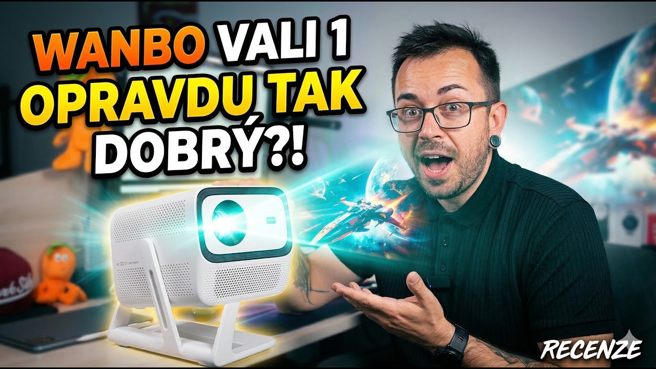 Wanbo Vali 1 - levný FullHD chytrý projektor 📽️. Vychytávky super, obraz by si zasloužil péči 😉