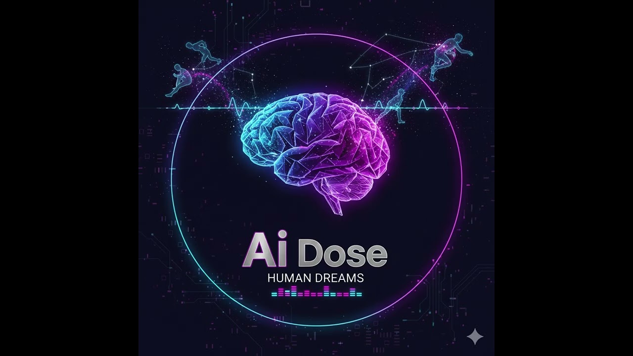 AI Dose - Human Dreams (Emotional AI Synthwave 🎶 Dreamy Electronic Music)