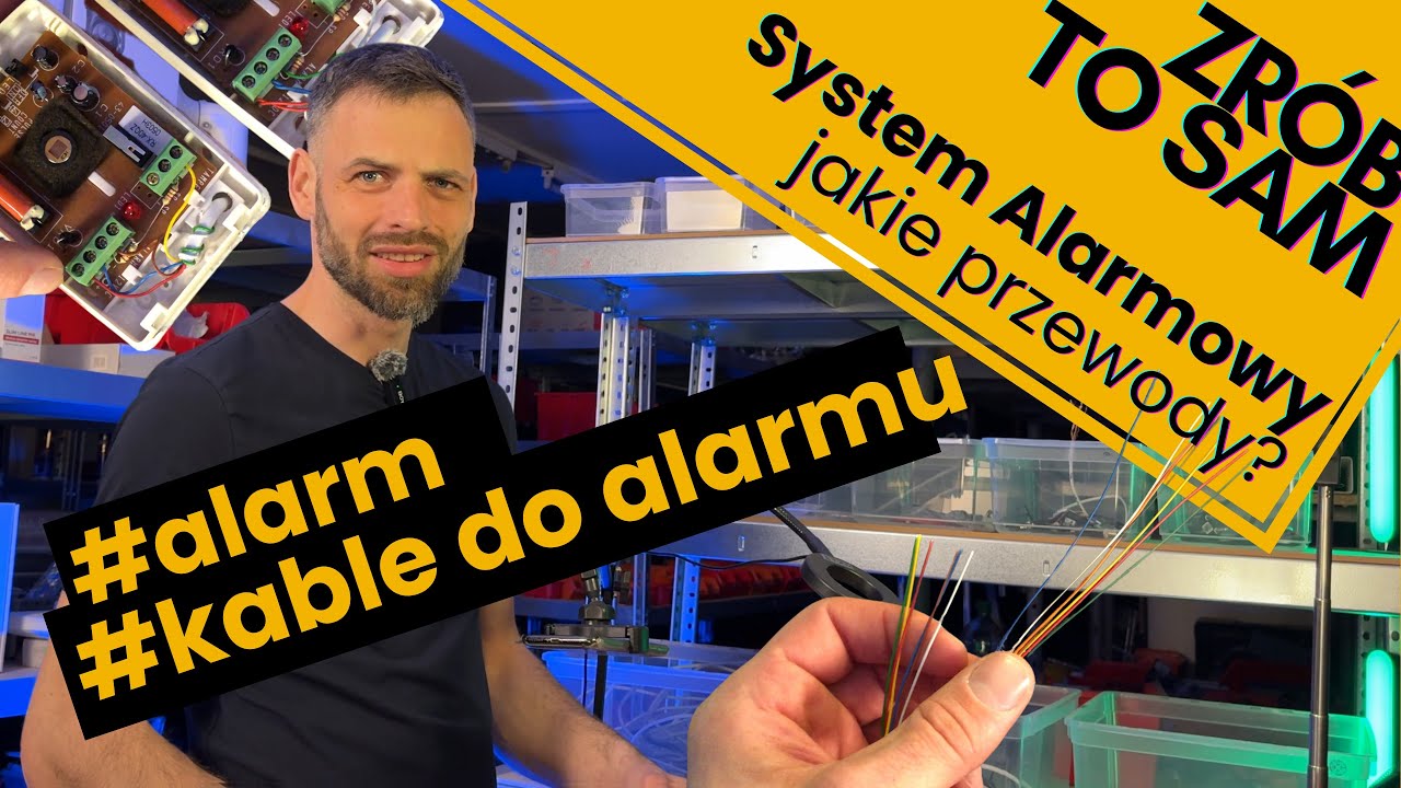 #12 Jakie przewody do alarmu? Skrętka? 😵‍💫 DIY System Alarmowy Zrób to SAM