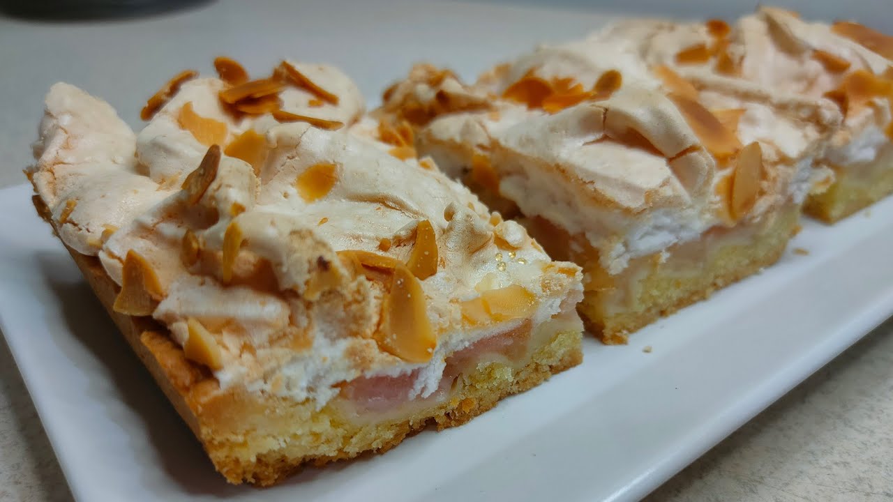 Песочный Пирог с Яблоками и Безе.! Очень Нежный.!