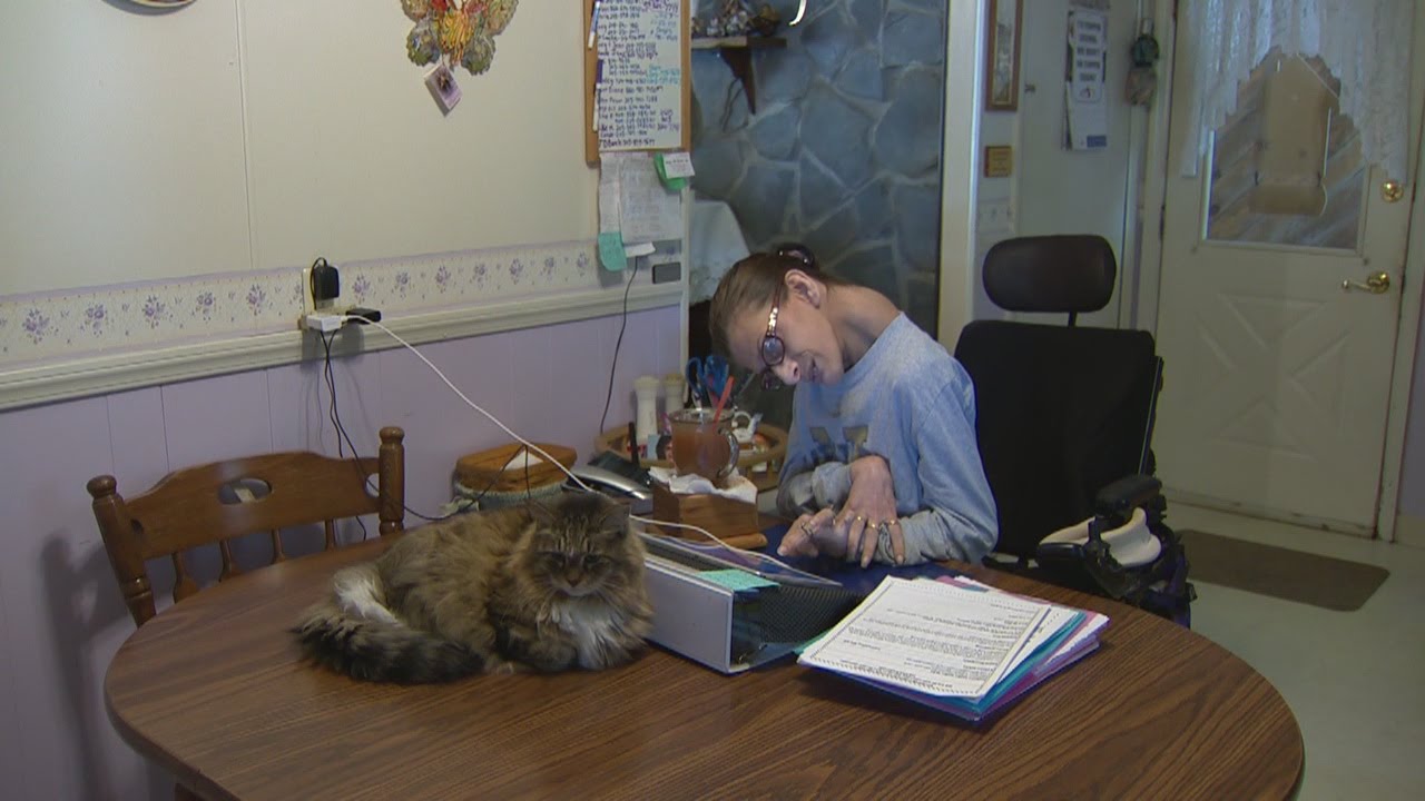 Community helps woman w/ cerebral palsy keep her home