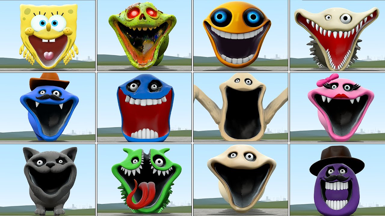 WHO WILL WIN? EVOLUTION OF ALL ROBLOX HUNGRY WORM VS HUNGRY SNAKE SEA EATER In Garry's Mod!
