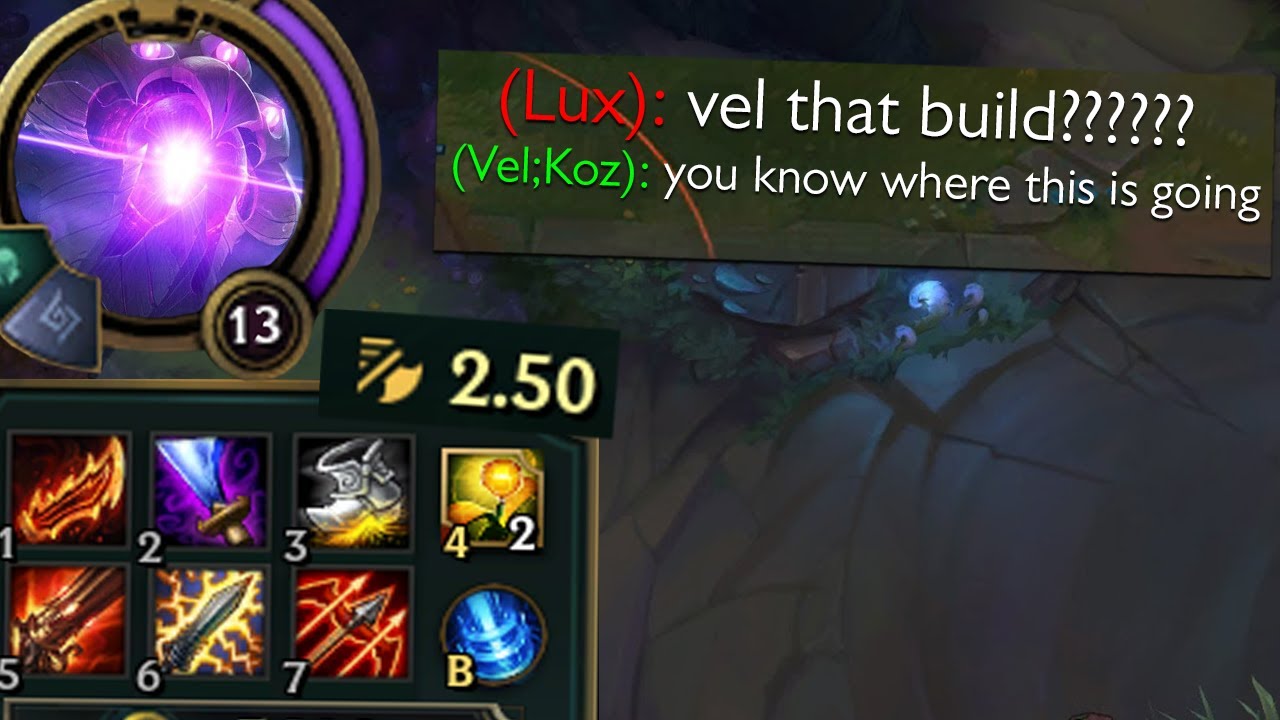 Vel'Koz but his tentacles slap rly fast and we've watched enough "cartoons" to kno where this's goin