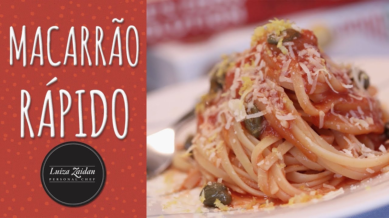 MACARRÃO RÁPIDO E PRÁTICO EM 5 MINUTOS | LUIZA ZAIDAN