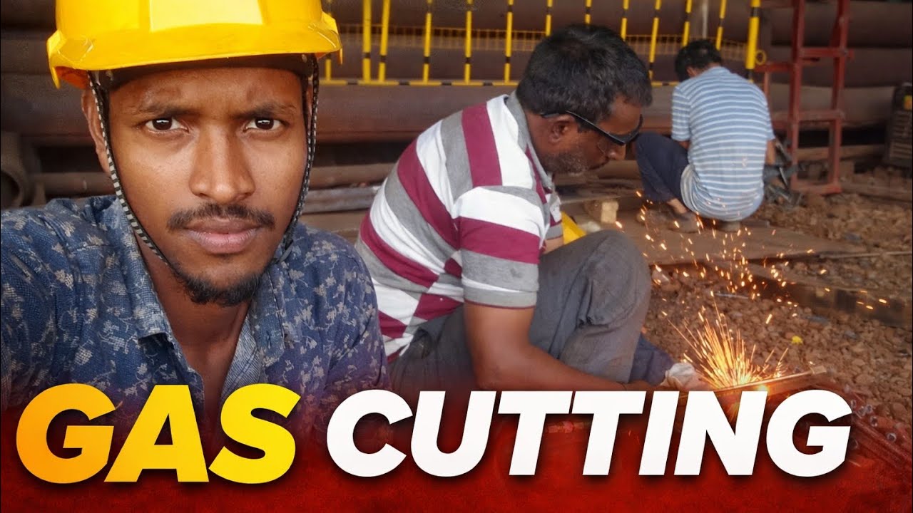 ⛽Gas cutting kaise aur kyu sikhe❓😕 #gascutting #gas #sunday #lakrajh07vlogs #majduri