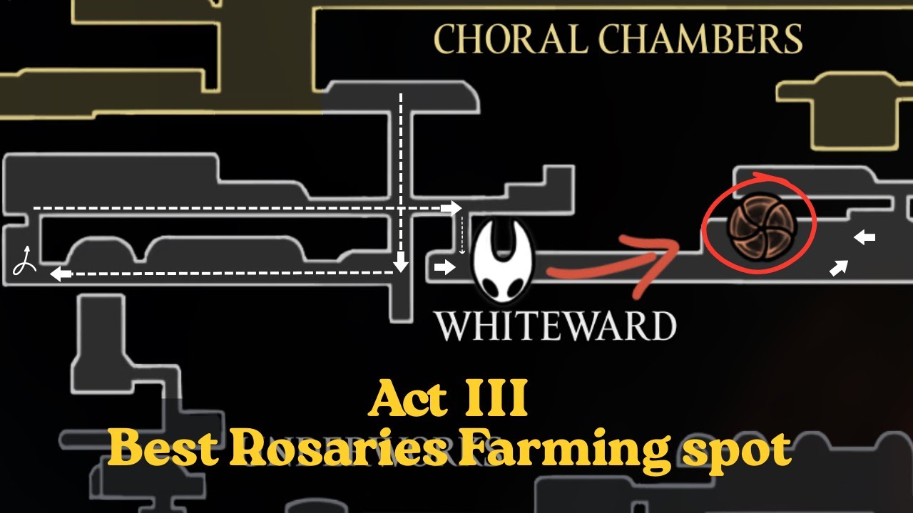 Silksong ACT 3 best spot to farm Rosaries