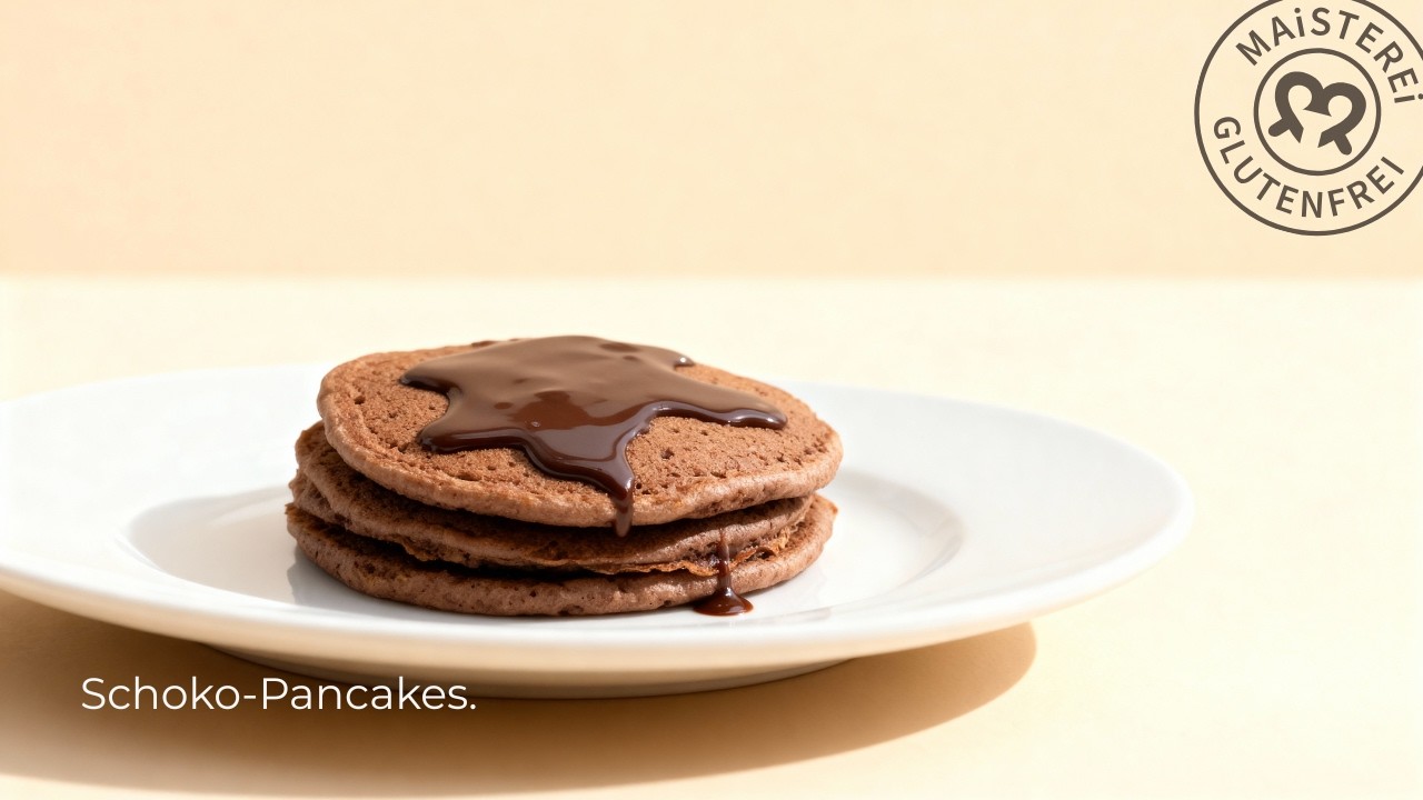 Schoko-Pancakes. Proteinreich & vegan.