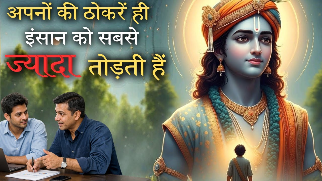 अपनों की ठोकरे ही इंसान को सबसे ज्यादा तोड़ती है। Shri Krishna motivational Bhagwat Geeta