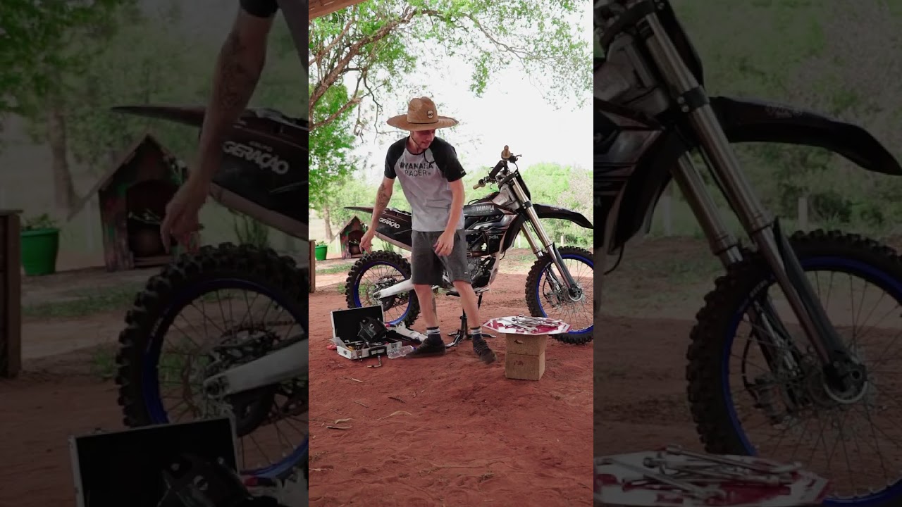 Minha mira n&atilde;o est&aacute; muito boa!😂 #offroad #enduro #motocross #yamaha  #shorts