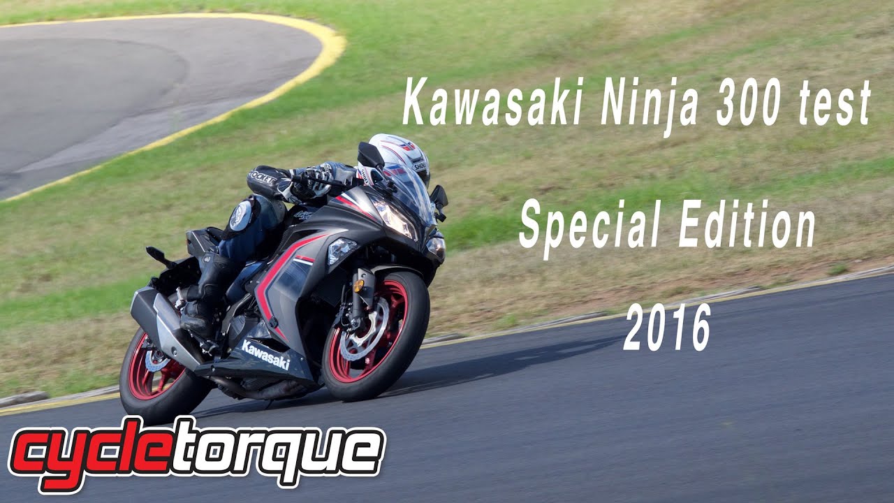 2016 Kawasaki Ninja 300 Special Edition bike test and review LAMS
