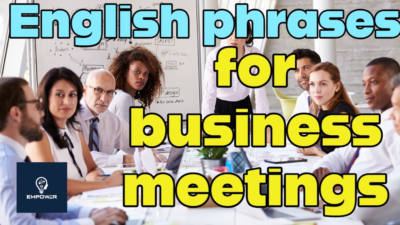 120 Useful English phrases for business meetings | English learning | Business English