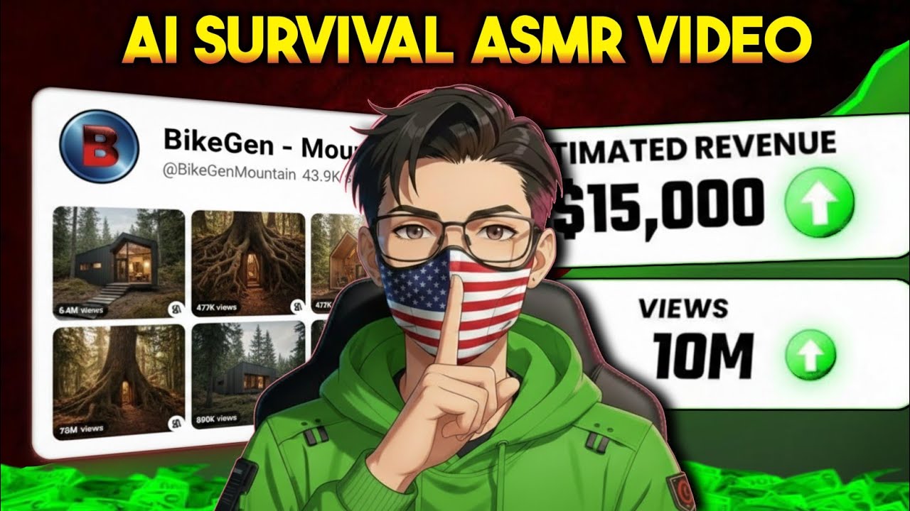 How to Create AI Survival ASMR Videos for YouTube Using Free Tools (2026) | Ravi Tech Talks 2.0