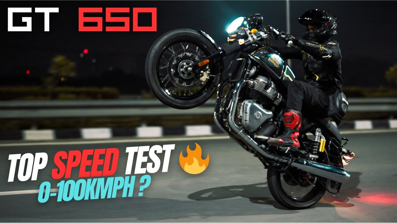 Royal Enfield Continental GT 650 Top Speed & Acceleration Test in 2025