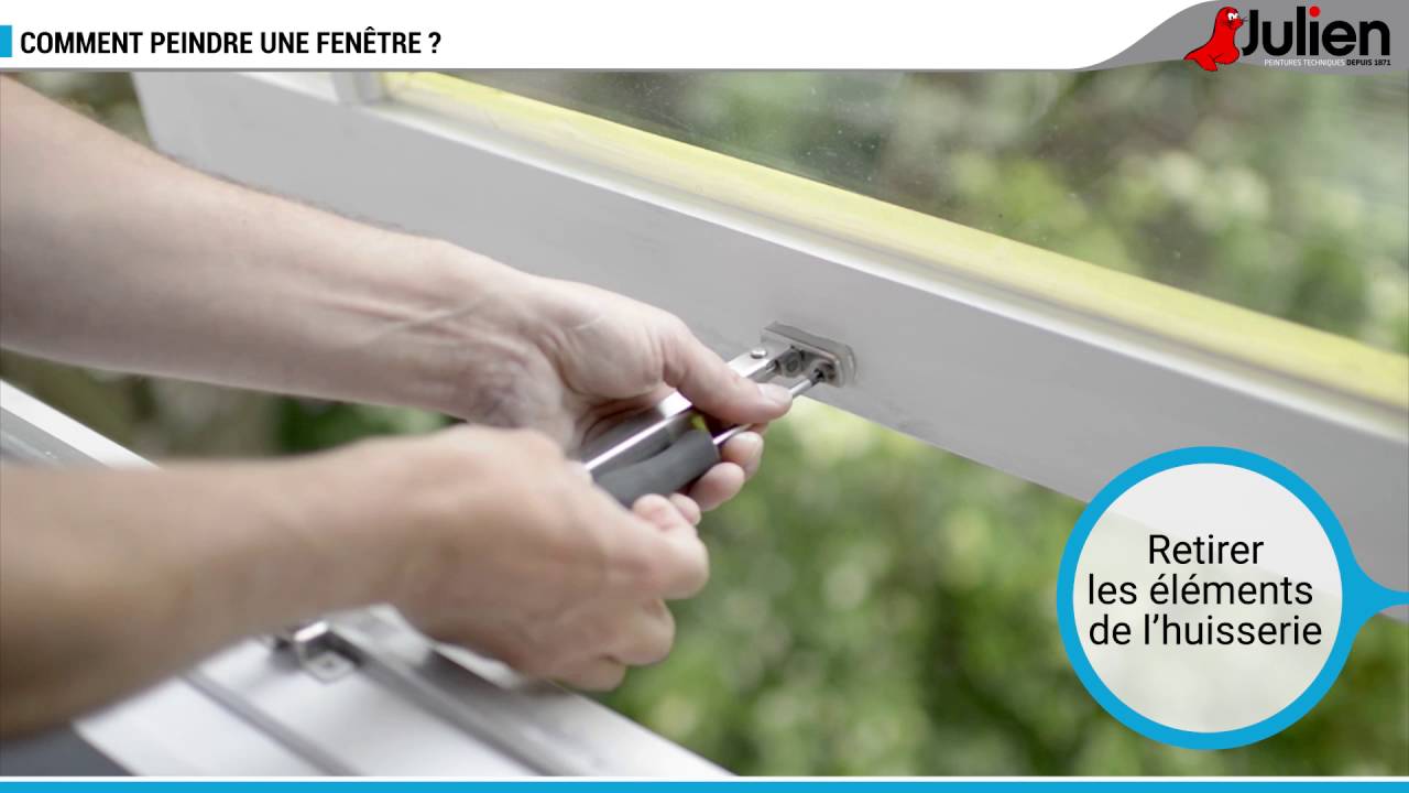 Comment peindre une fenêtre ? - Peintures Julien