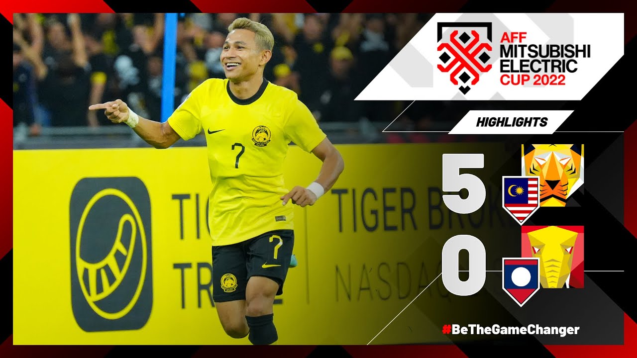 Malaysia 5-0 Laos (AFF Mitsubishi Electric Cup 2022: Group Stage)