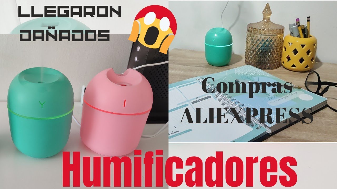 Humidificador Ultrasónico/ #aliexpress #hogar #compras #youtube
