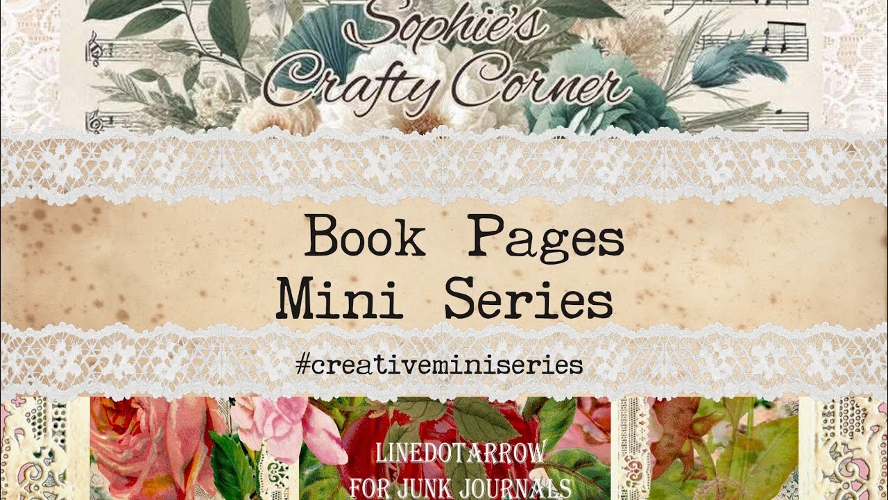 #creativeminiseries with @linedotarrow part 2 - book pages
