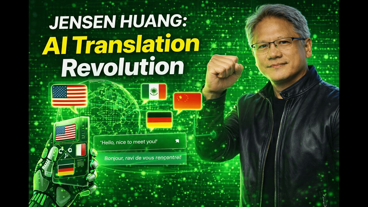 NVIDIA’s Jensen Huang  AI Translation Will Change the World Forever