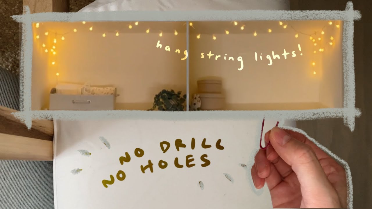 ✨ EASY DIY CEILING HOOK HACK ✨ renter friendly :)