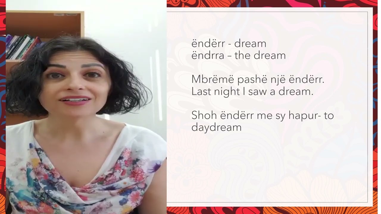 Learn Albanian with Viola. Dream/to dream/dreamer