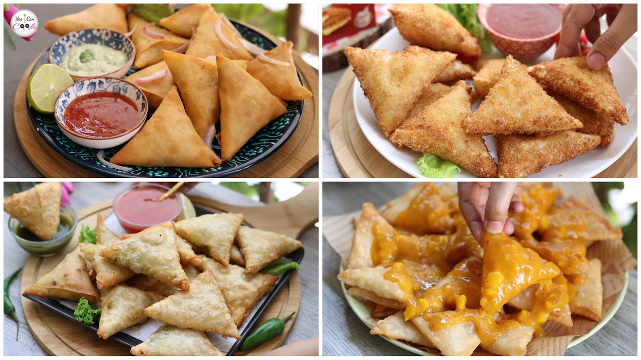4 Special Samosa Recipes (RAMADAN SPECIAL) by YES I CAN COOK