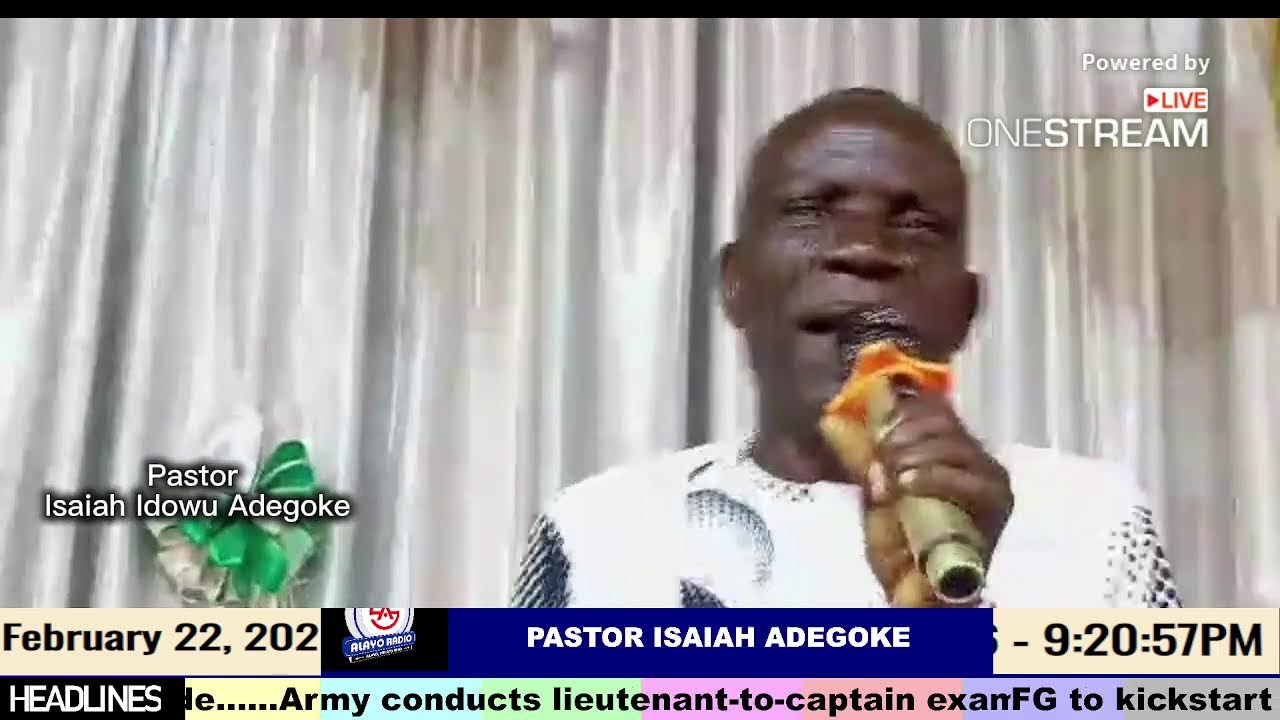 OJUMO AYO - Live via OneStream Live #onestreamlive