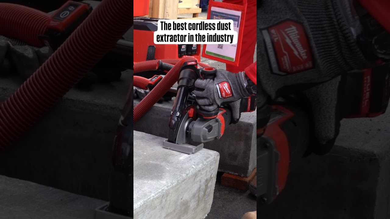 The best cordless dust extractor in the industry.