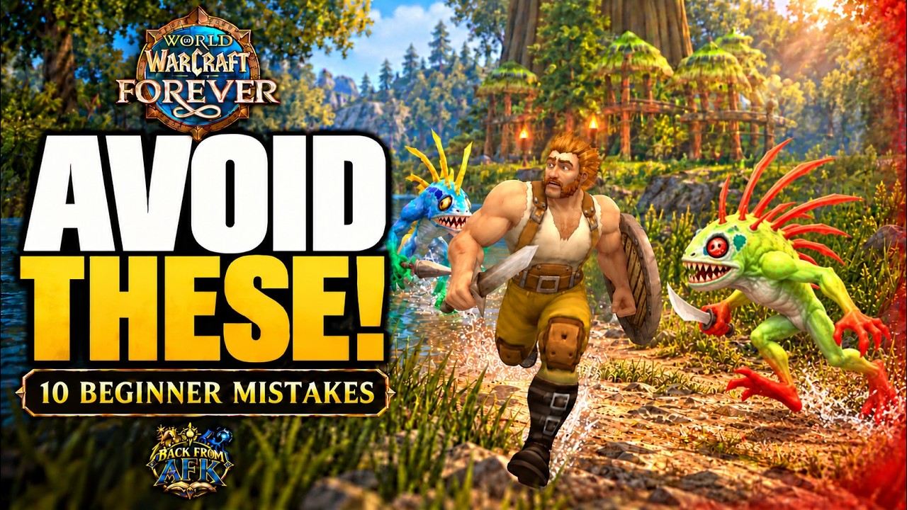 Новичок в WoW Forever? Избегайте этих 10 ошибок начинающих!