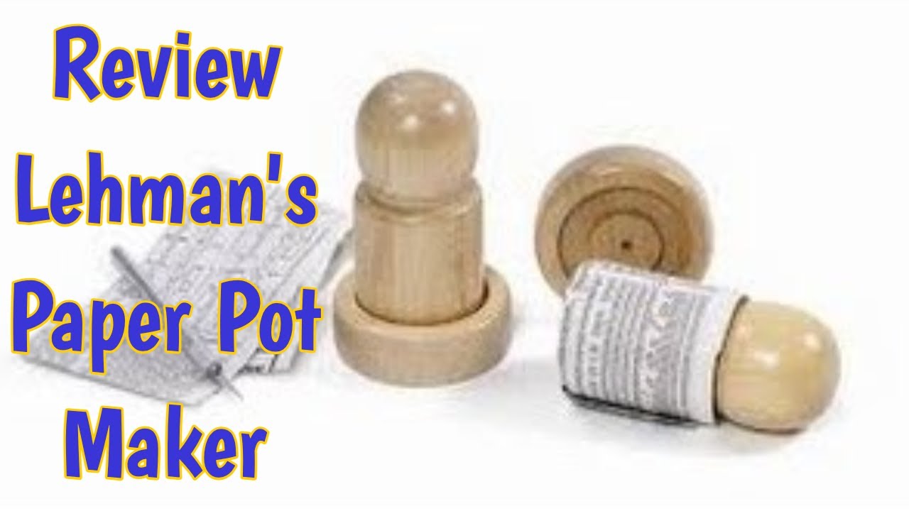 Paper Pot Maker Review | How to Make Newspaper Seed Pots | Cheap Way to Start Seeds