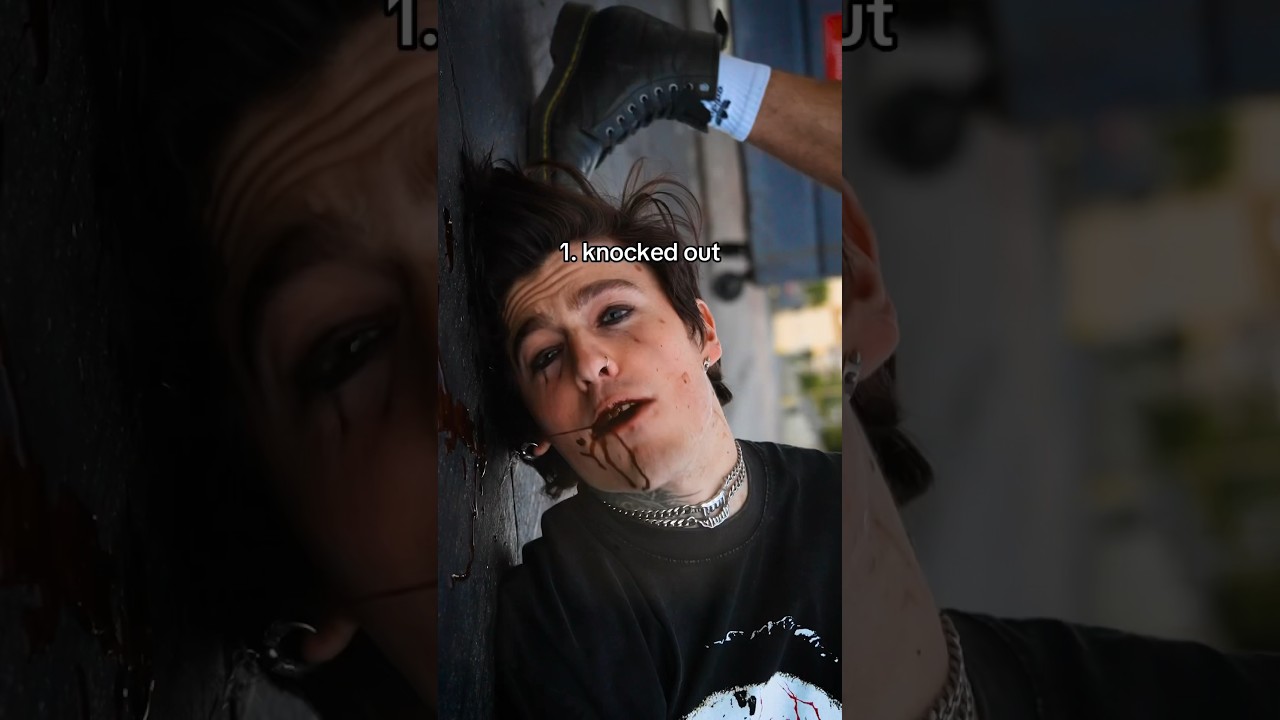 EMO GETS KNOCKED OUT in the hardest rock song ever😳🔥 #emo #rockmusic #rock #goth #tx2 #music #punk