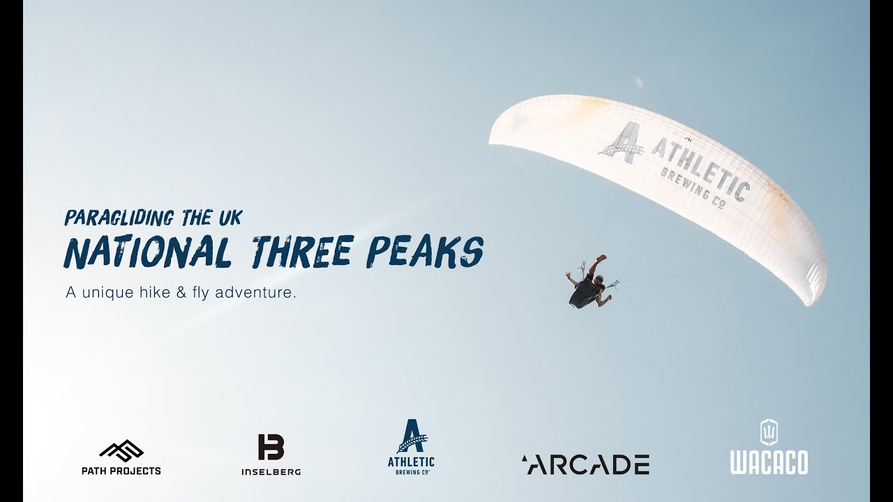 Paragliding the UK National Three Peaks Challenge | Hike-and-Fly Snowdon, Scafell Pike & Ben Nevis