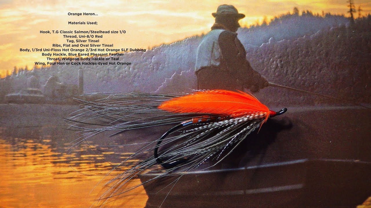Tying the Orange Heron Spey (Steelhead/Salmon Fly) with Davie McPhail