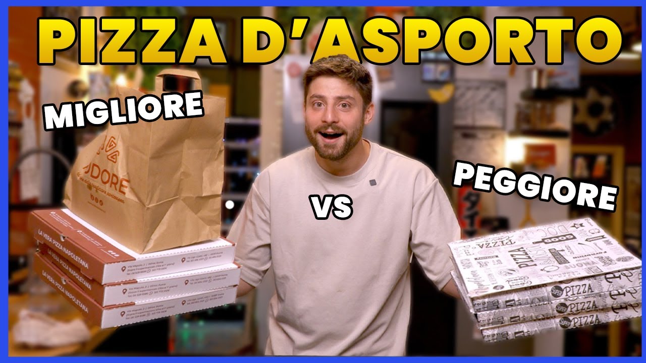 PROVO la MIGLIORE vs PEGGIORE PIZZA su JUST EAT | PRATTQUELLO