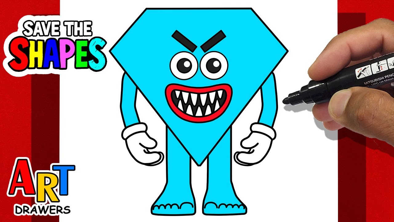 How To Draw Save the Shapes | DIAMOND