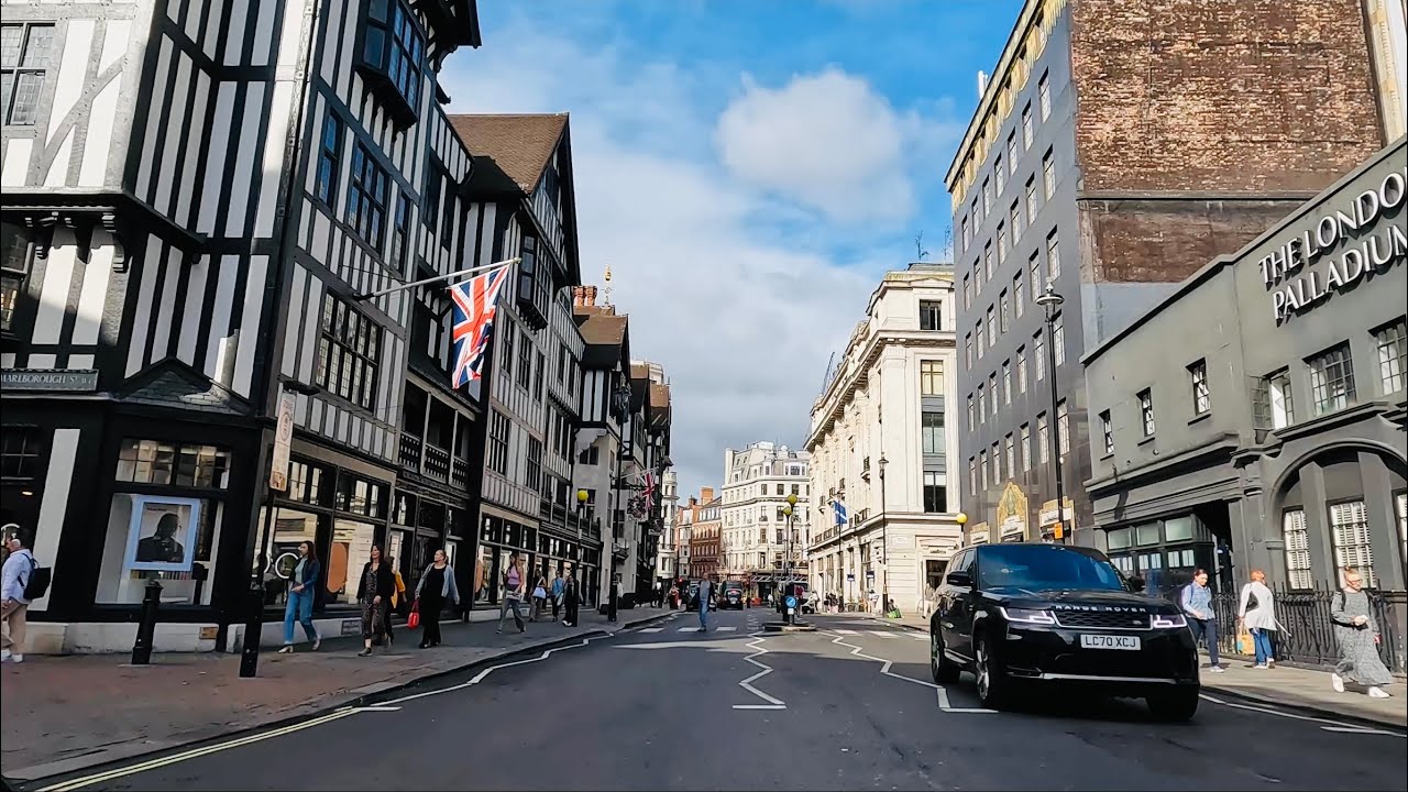 Driving in London | Soho to Hatton Cross via Westminster, Mayfair, Knightsbridge, Kensington